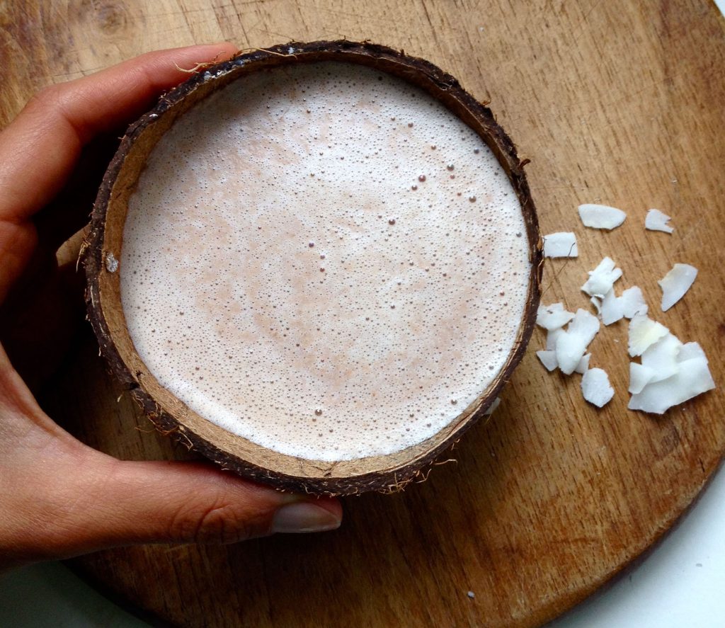 Kokosmilch selbstgemacht und ein Kokos-Schoko-Smoothie » Bowls and Balance